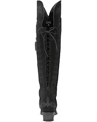 Lane Women's Lexington Over The Knee Suede Western Boots - Snip Toe