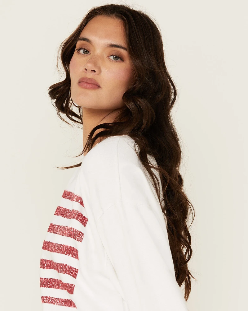 Show Me Your Mumu Women's American Flag Sweatshirt
