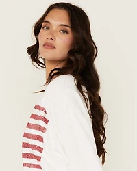 Show Me Your Mumu Women's American Flag Sweatshirt