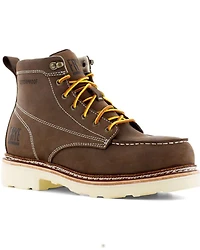 Frye Men's 6" Lace-Up Waterproof Work Boots - Steel Toe