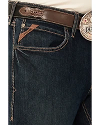 Ariat Men's M4 Blackstone Ray Dark Wash Relaxed Bootcut Pro Series Performance Denim Jeans