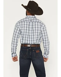 Ariat Men's Cody Plaid Print Long Sleeve Button-Down Western Shirt