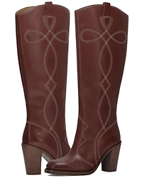 Frye Women's Corinne Tall Deco Stitch Fashion Boots - Round Toe