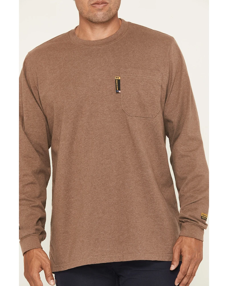 Benchmark FR Men's Essential Oils Long Sleeve Graphic Work T-Shirt