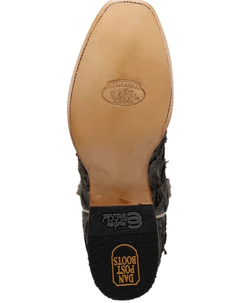 Dan Post Men's Araprima Exotic Pirarucu Western Boots - Square Toe