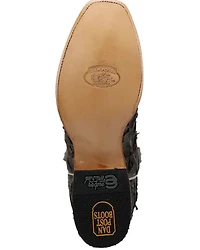 Dan Post Men's Araprima Exotic Pirarucu Western Boots - Square Toe