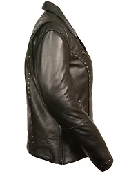 Milwaukee Leather Women's Classic Studded Motorcycle Jacket
