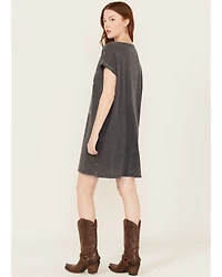 Cleo + Wolf Women's Coleson Short Sleeve Graphic Mini T-Shirt Dress