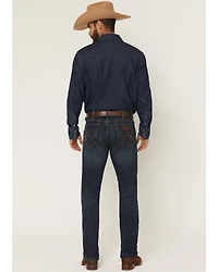 Wrangler Retro Men's 77MWZ Dark Wash Slim Bootcut Stretch Denim Jeans