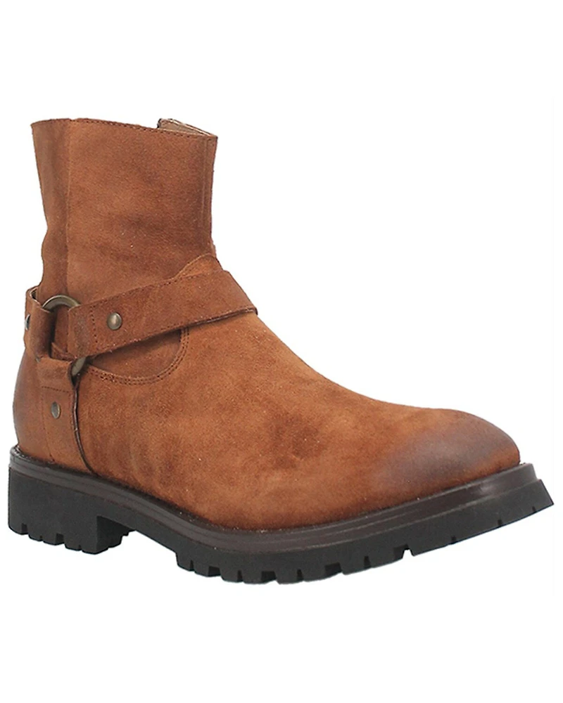 Dingo Men's Road Trip Ankle Boots - Round Toe