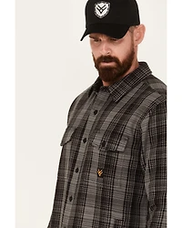 Hawx Men's Brawny Flannel Work Shirt