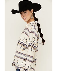 Idyllwind Women's Featherlight Printed Long Sleeve Pearl Snap Western Shirt