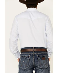 Roper Men's Classic Tone On Solid Long Sleeve Pearl Snap Western Shirt