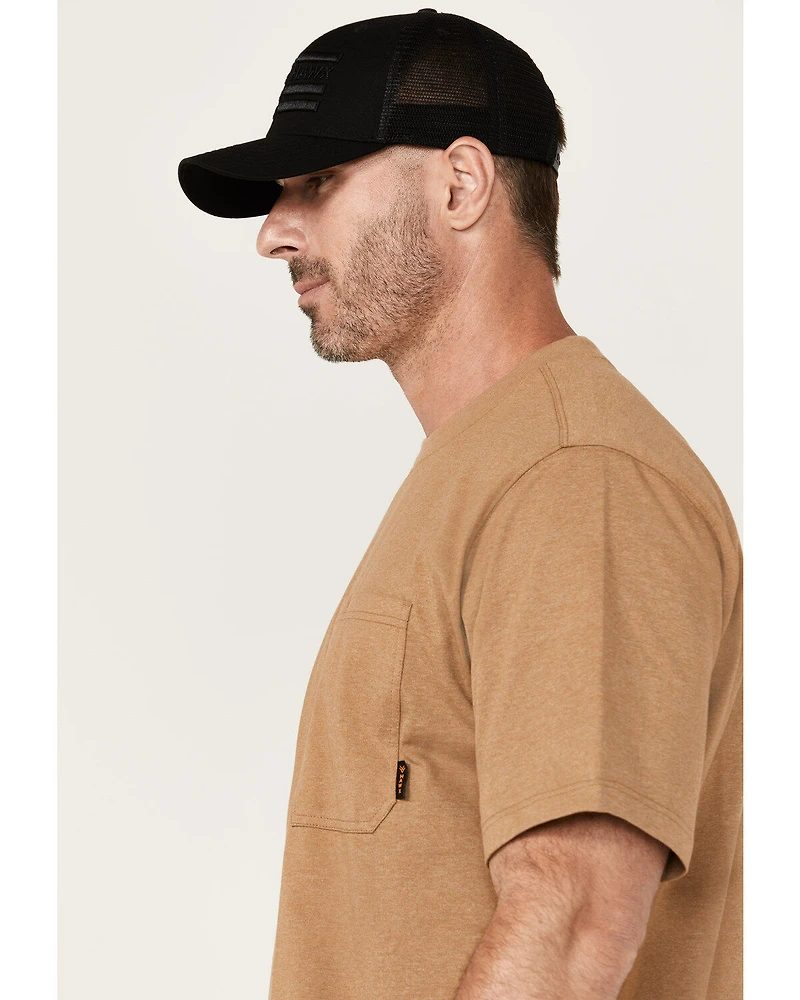 Hawx Men's Forge Solid Short Sleeve Pocket T-Shirt