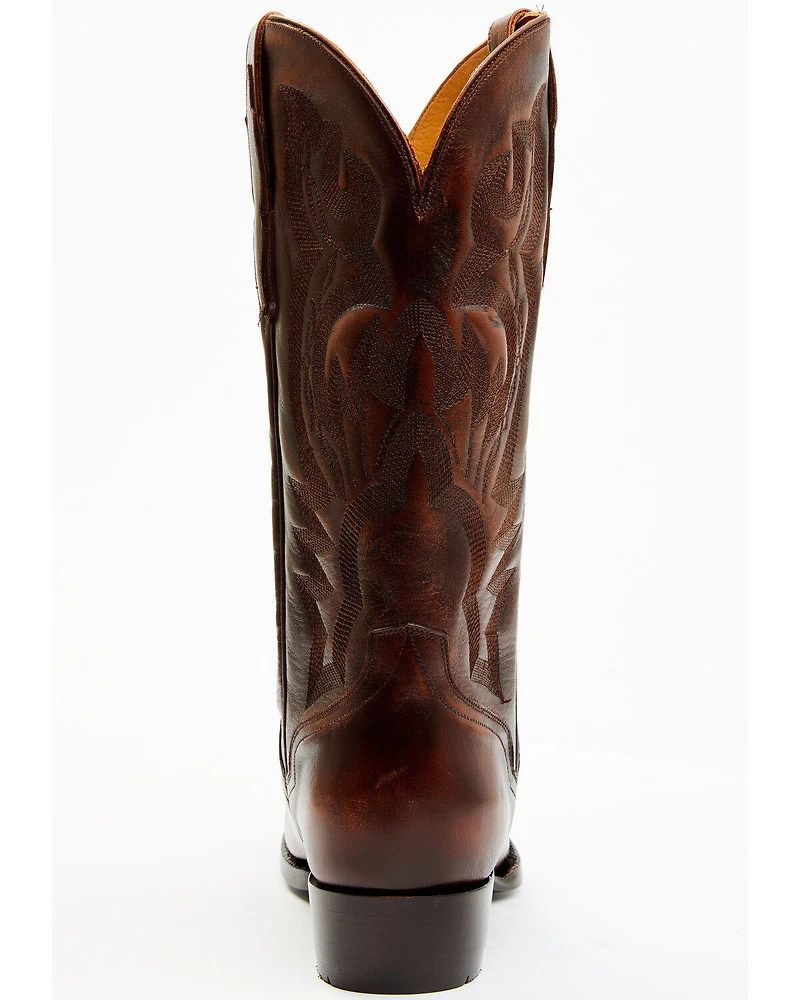 El Dorado Men's Calf Leather Western Boots - Round Toe