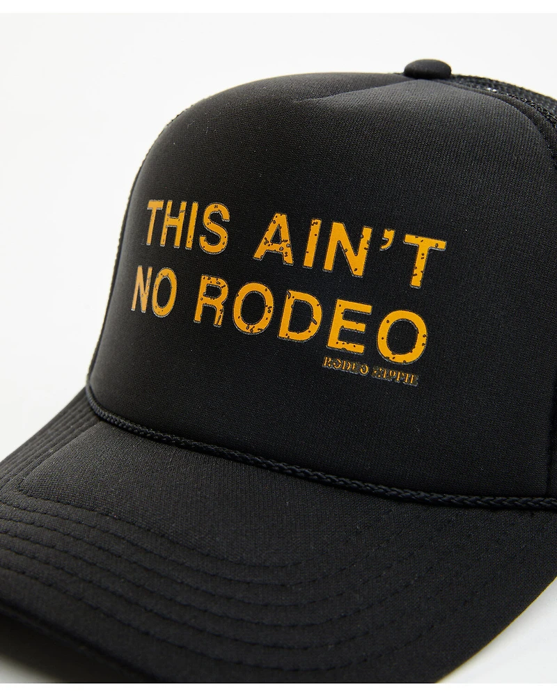 Rodeo Hippie Women's This Ain't No Rodeo Trucker Cap