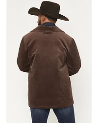 Blue Ranchwear Men's Brush Creek Corduroy Long Jacket