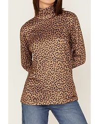 Tasha Polizzi Women's Kylie Leopard Print Turtleneck