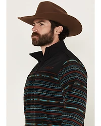 Ariat Men's Basis 2.0 Southwestern Striped 1/4 Zip Pullover