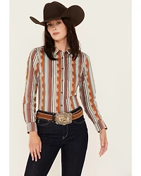 Shyanne Women's Printed Long Sleeve Riding Shirt