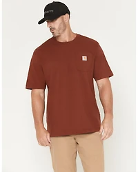 Carhartt Men's Loose Fit Heavyweight Logo Pocket Work T-Shirt