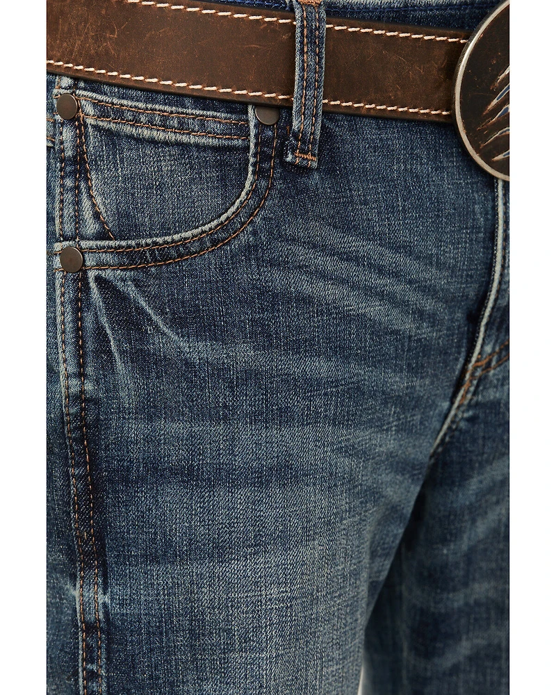 Wrangler Retro Boys' Layton Dark Wash Slim Bootcut Jeans