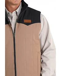 Cinch Men's Reversible Southwestern Print Quilted Vest