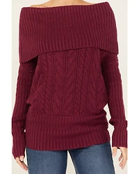 Shyanne Women's Off The Shoulder Cable Knit Sweater