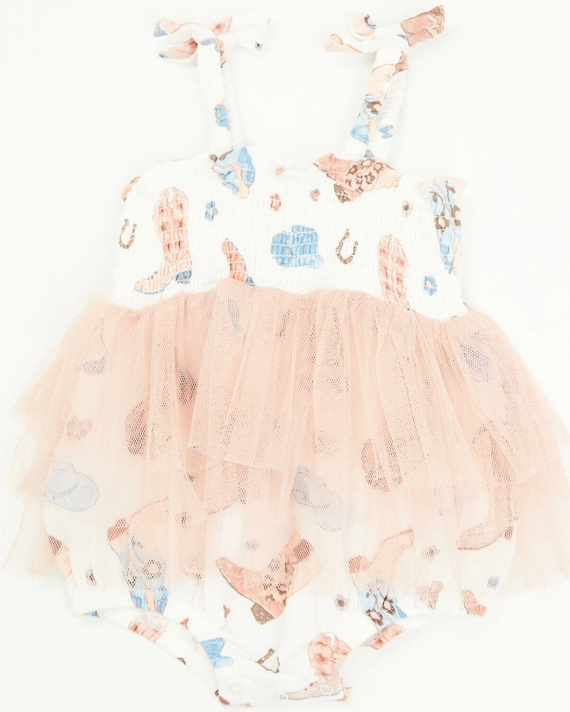 Angel Dear Infant Girls' Boots Tutu Tank Onsie