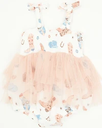 Angel Dear Infant Girls' Boots Tutu Tank Onsie