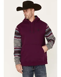RANK 45® Renegade Striped Sleeve Hooded Sweatshirt