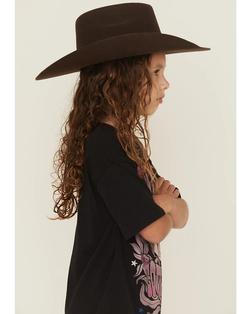 Wrangler X Lainey Girls' Long Live Cowgirls Short Sleeve Graphic Tee