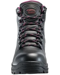 Avenger Women's Builder Mid 6" Lace-Up Waterproof Work Boots - Steel Toe