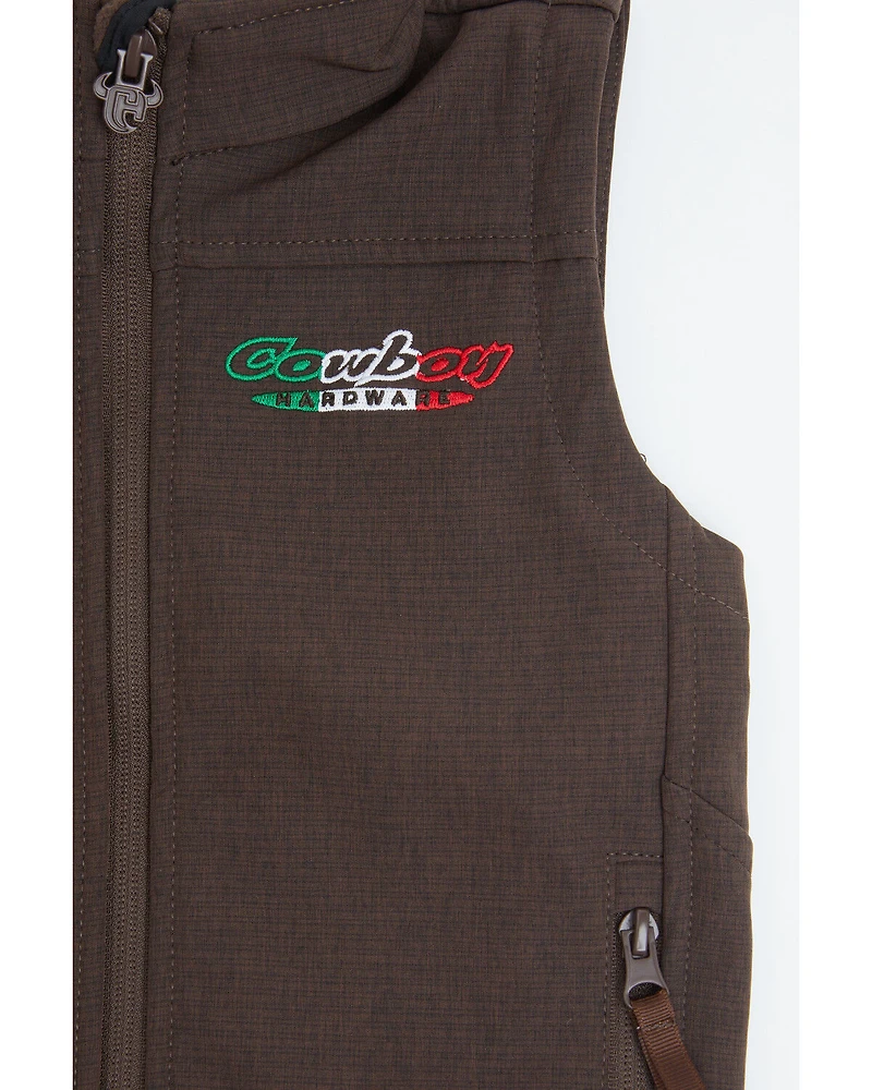 Cowboy Hardware Toddler Boys' Hecho en Mexico Softshell Vest
