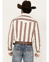 Wrangler Retro Men's Striped Long Sleeve Snap Western Shirt