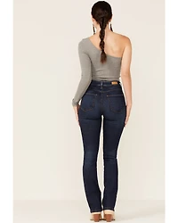 Lola Jeans Women's Medium Wash High Rise Straight