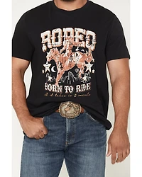 Rock & Roll Denim Men's Bronco Rider Short Sleeve Graphic T-Shirt