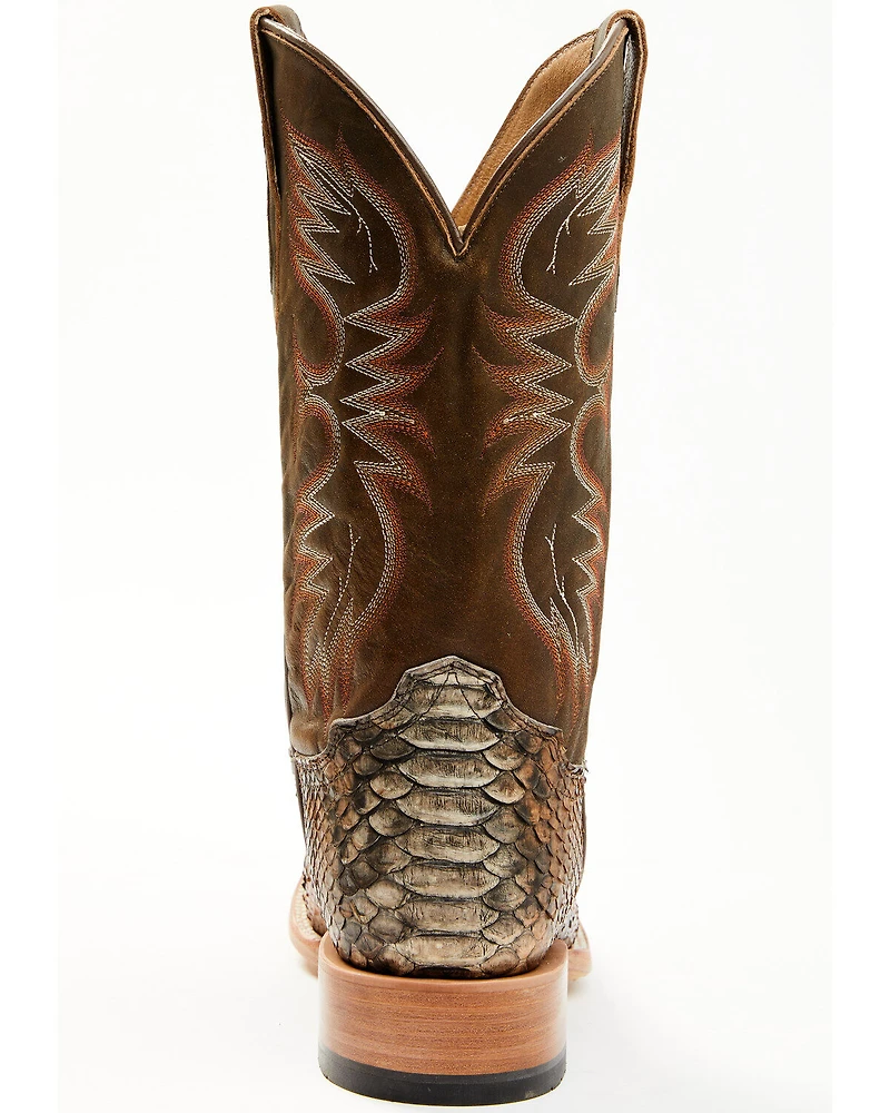 Cody James Men's Python Exotic Western Boots - Broad Square Toe