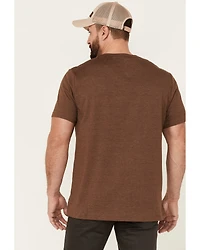 Brothers and Sons Men's Brown Yosemite Bear Graphic Short Sleeve T-Shirt