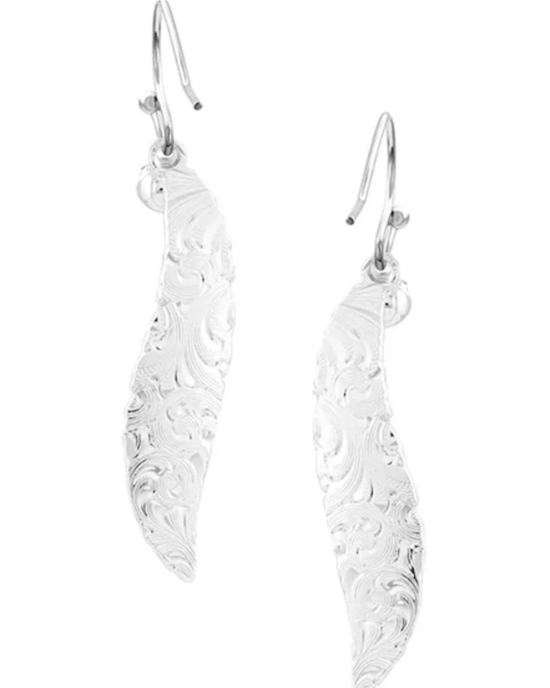 Montana Silversmiths Women's Cinderella Liberty American Made Earrings