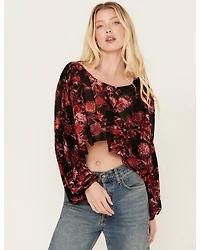 Free People Women's Up For Anything Western Shirt