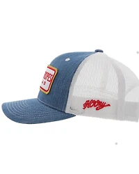 Hooey Men's Cactus Ropes Patch Denim Trucker Cap