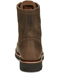 Chippewa Men's Wood Classic 2.0 8" Lace-Up Soft Work Boots - Round Toe