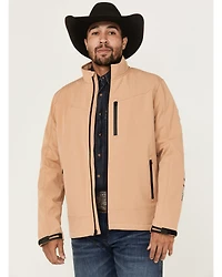Cody James Men's Southwestern Embroidered Logo Softshell Jacket