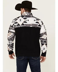 Hooey Men's Stevie Southwestern Block 1/4 Snap Pullover