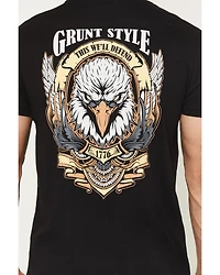 Grunt Style Men's Easy Rider Eagle Short Sleeve Graphic T-Shirt