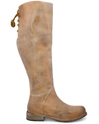 Bed Stu Women's Manchester Wide Calf Tall Boots - Round Toe