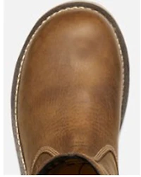 Keen Men's Cincinnati Wellington Pull On Work Boots - Carbon Fiber Toe