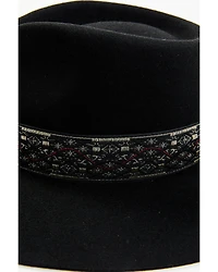 Shyanne Women's Jacquard Ribbon Band Felt Western Fashion Hat
