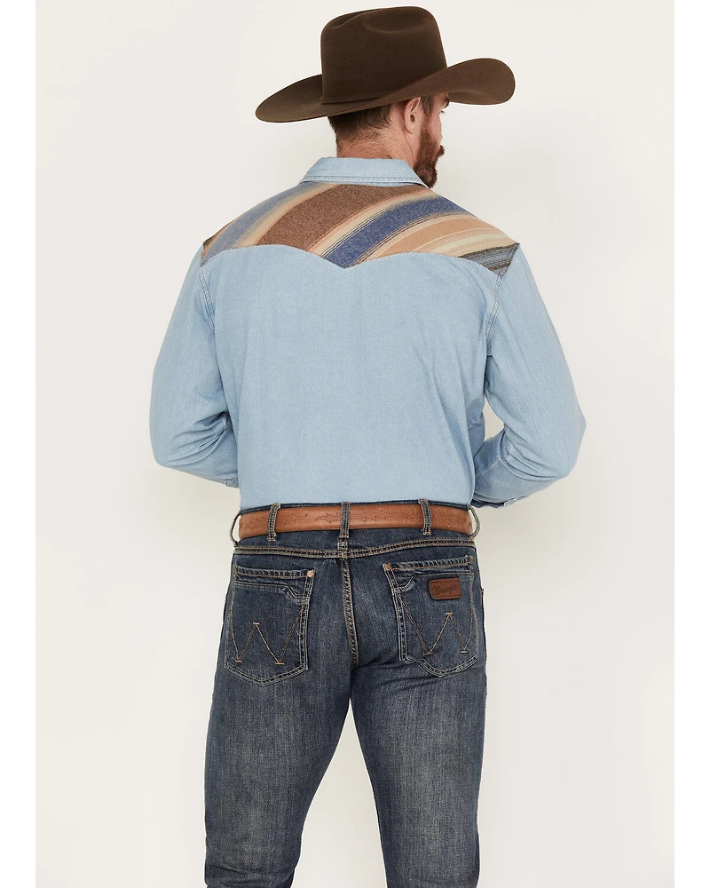 Wrangler Men's Pendleton Long Sleeve Western Work Shirt